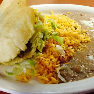 Carne asada Gordita Dinner