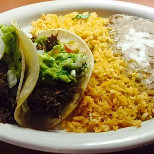 Barbacoa Taco Dinner