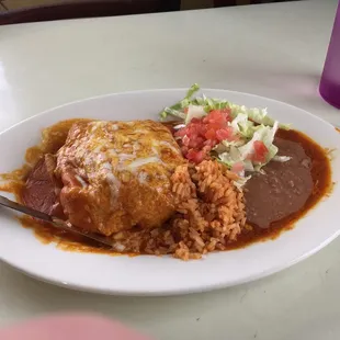 Pretty mediocre Chimichanga.