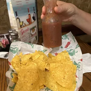 The chips and salsa were great!