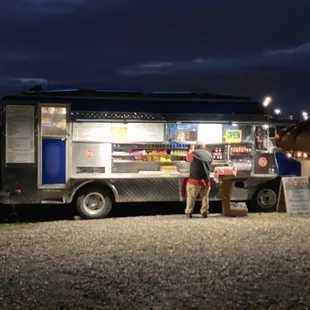 outside, sushi and sashimi