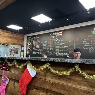 Super nice design, massively tall counter, I love it, basically "stop coughing on our sandwich boards". lol