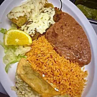 #7 Chile Relleno, Taco AND Enchilada