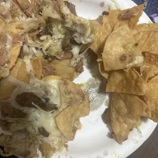 Lg Nachos w/ Meat