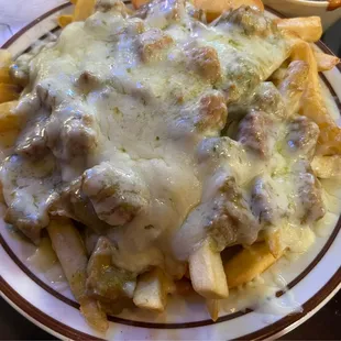 Chile Verde Fries (happy hour)