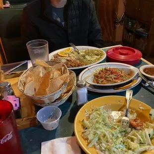 The food is half gone lol