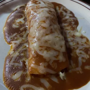 Cheese enchilada