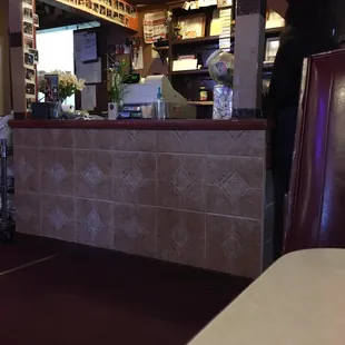 Cashier and take out area