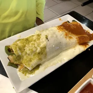 Steak and Cheese Burrito