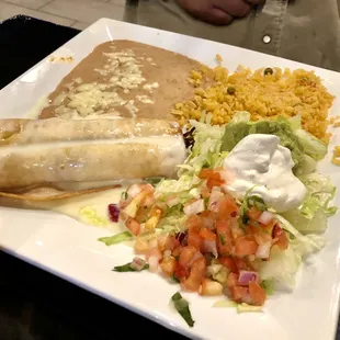 Chimichanga Lunch