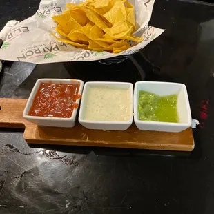Chips and dips.