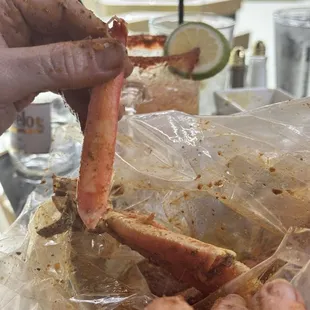 Lovely leg of crab