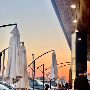 Gorgeous sunset from Patrons Patio