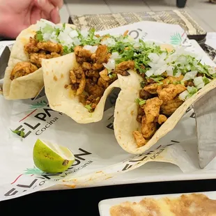 3 Piece Tacos a la Parrilla