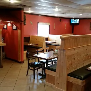 the interior of a restaurant