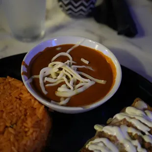 refried beans