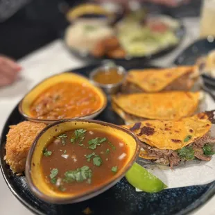 a plate of food