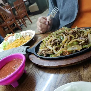 charlie orders fajitas everytime!