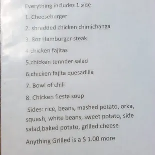 El Patron has a $5.50 menu for today!!