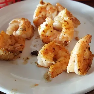 Kid's grilled shrimp, pretty tasty.