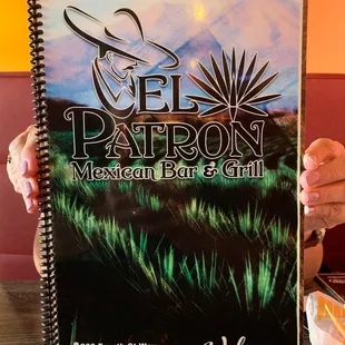 Menu cover