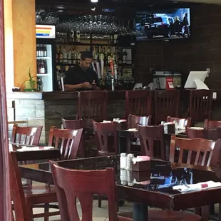 This guy wouldn&apos;t put down his phone to bring us menus. Not cool, man.