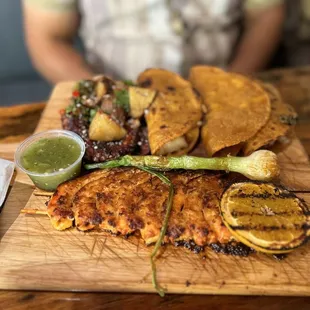 a plate of food