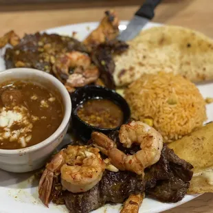 a plate of food
