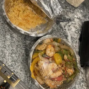 Fajitas Chicken and Shrimp