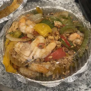 Fajitas Chicken and Shrimp