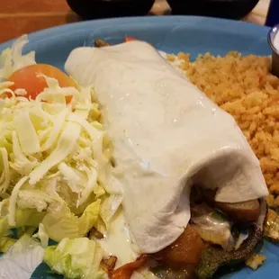 a plate of food