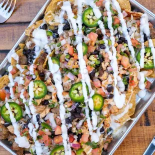 Fajita nachos supremos, they sure look good!