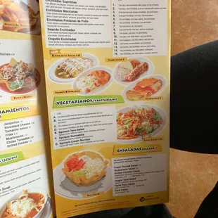 the menu
