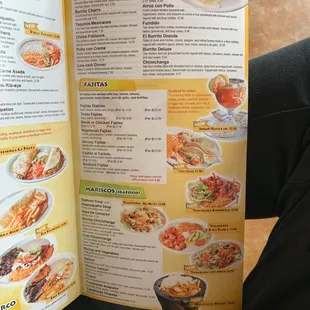 the menu