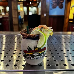 Cantarito de Rey  made with fresh squeezed juices