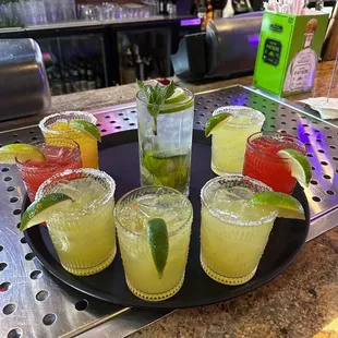 Small Margaritas and mojito