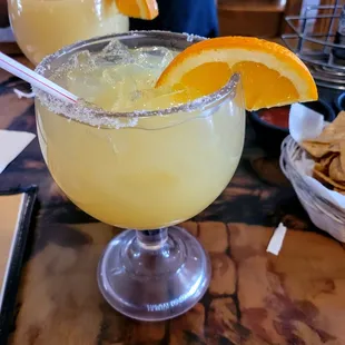 Medium margarita (on the rocks)