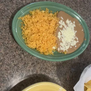 Side of rice and beans