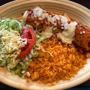 Special Lunch #7 (chicken burrito)