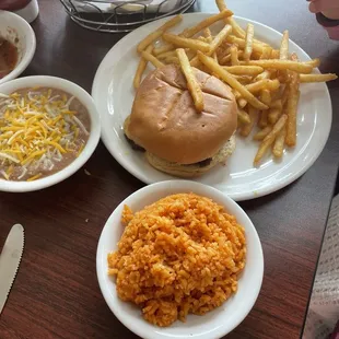 Hamburgesa was excellent