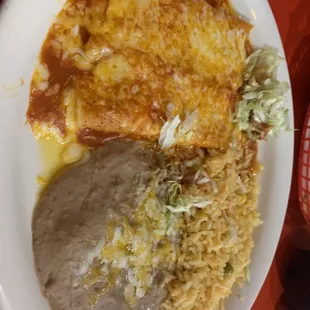 Cheese enchiladas