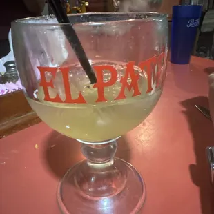Huge, not god margaritas