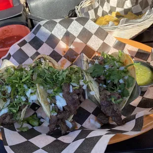 Carne steak taco!