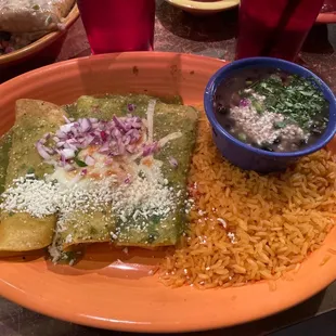 Enchiladas camarones