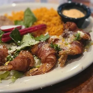 Camarones Costa Azul and Happy Hour Margarita