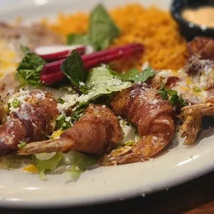 Camarones Costa Azul (Bacon Wrapped Shrimp)