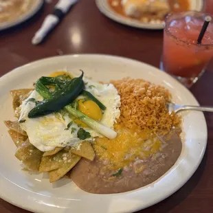 Chilaquiles &amp; Strawberry Margarita