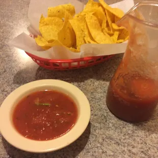 Chips and salsa (complimentary)