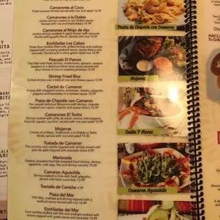 the menu