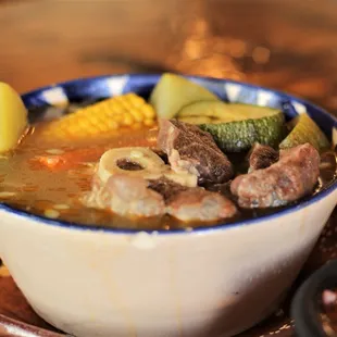 Caldo de res (beef stew)
